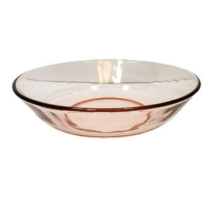 Kedaung Group Indonesia Vtg Pink Depression Glass Bowl 7"